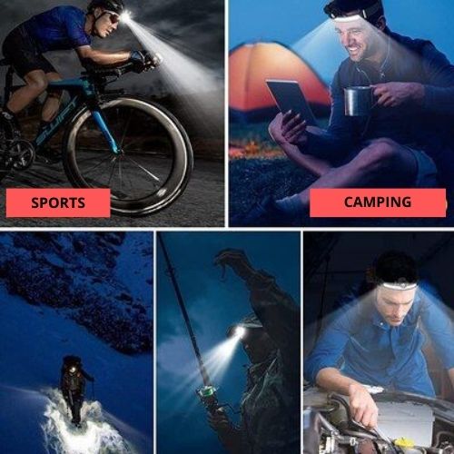 Lampe torche frontale LED rechargeable | Leduo™