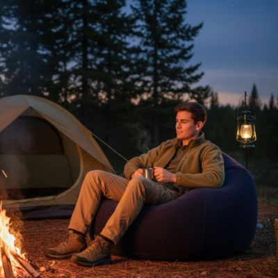 Canapé gonflable d'extérieur