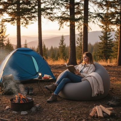 Canapé gonflable d'extérieur