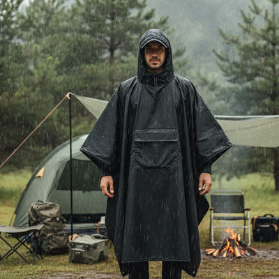 Pancho pluie adulte 3 en 1