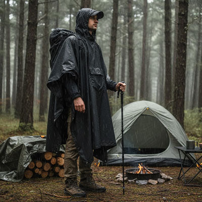 Pancho pluie adulte 3 en 1