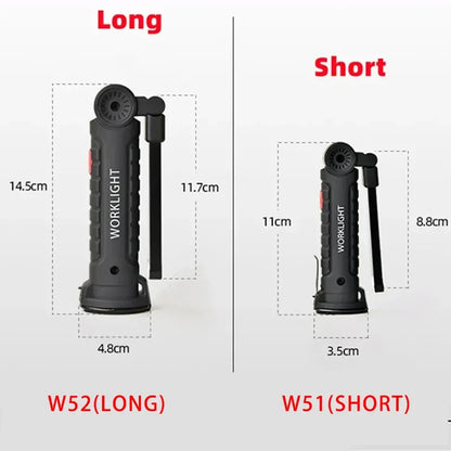 Lampe de poche LED | Magnétique Rechargeable 5 Modes