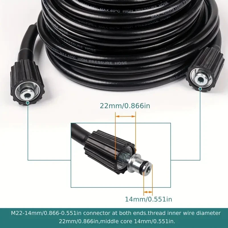 Tuyau nettoyeur haute pression | UltraDurable 5800 PSI