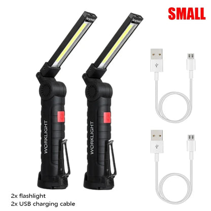Lampe de poche LED | Magnétique Rechargeable 5 Modes