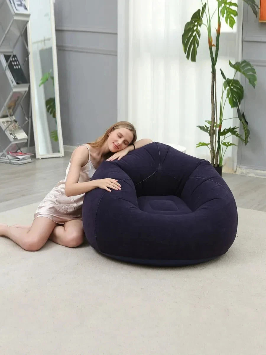 Canapé gonflable d'extérieur