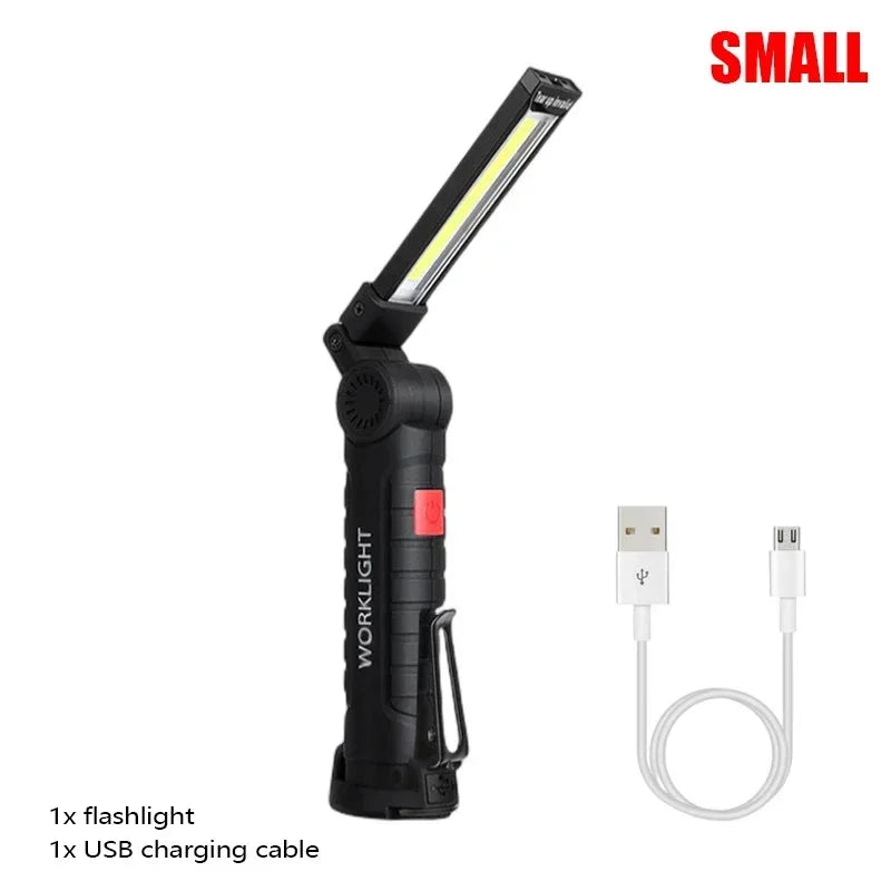 Lampe de poche LED | Magnétique Rechargeable 5 Modes