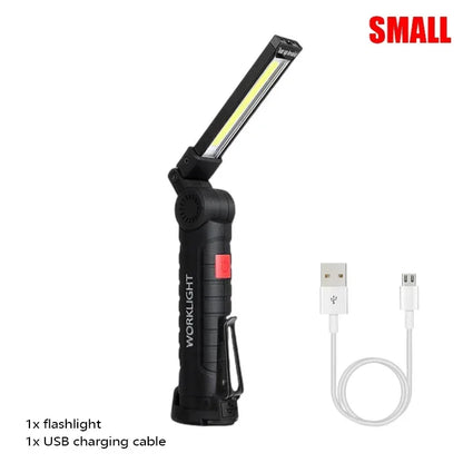 Lampe de poche LED | Magnétique Rechargeable 5 Modes