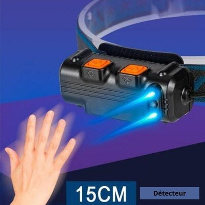 Lampe torche frontale LED rechargeable  | Leduo™