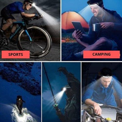 Lampe torche frontale LED rechargeable  | Leduo™