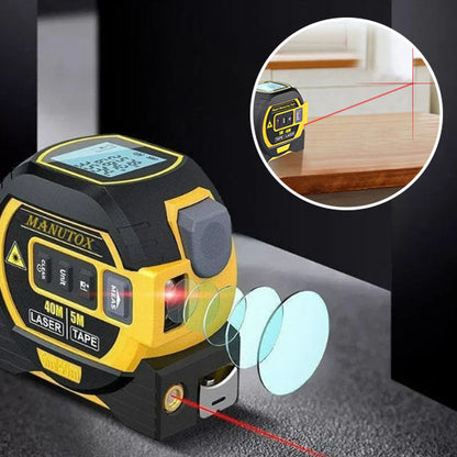 Ruban mètre. laser
